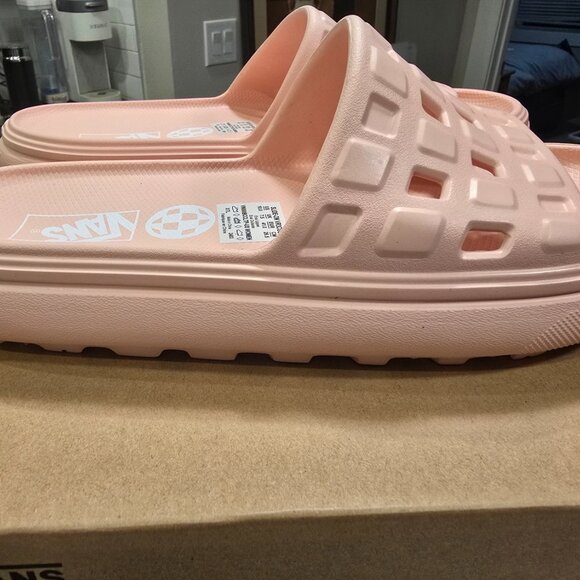 Vans Slide On VR3 Cush Sandals Light Pink Women's Size 10 Slip On NEW - Picture 5 of 9